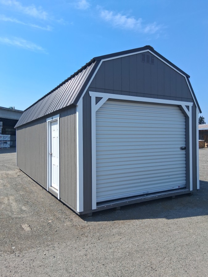 LOFTED GARAGE 7' WALLS 12x28