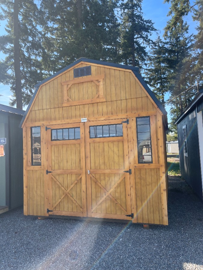 LOFTED BARN 7' WALLS 10x12